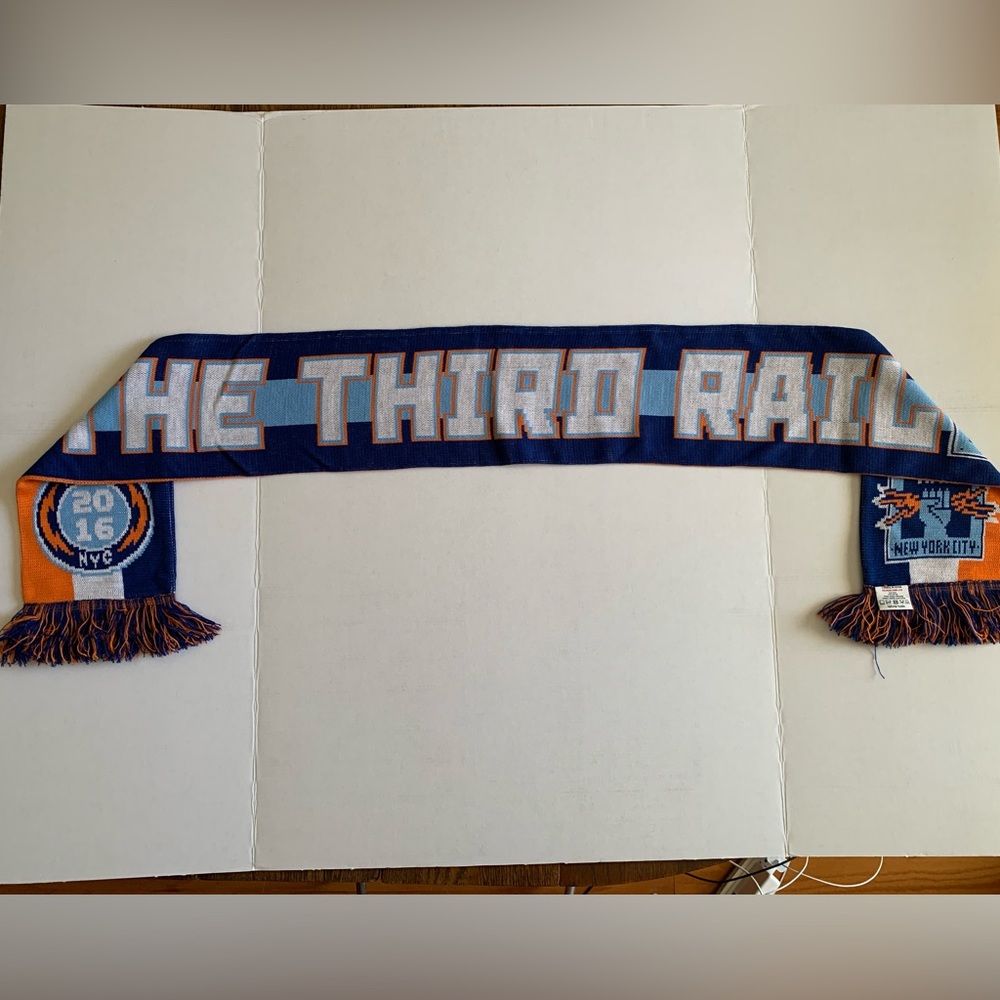 NYCFC Third Rail 2016 members scarf